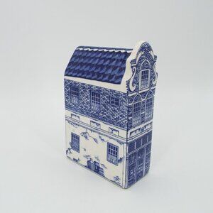 Delft Blue Canal House Hand Painted 17 Fantasie Gevel 1600 Made in Holland
